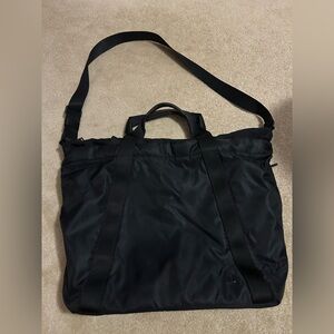 Lululemon Athletica Black Messenger Bag